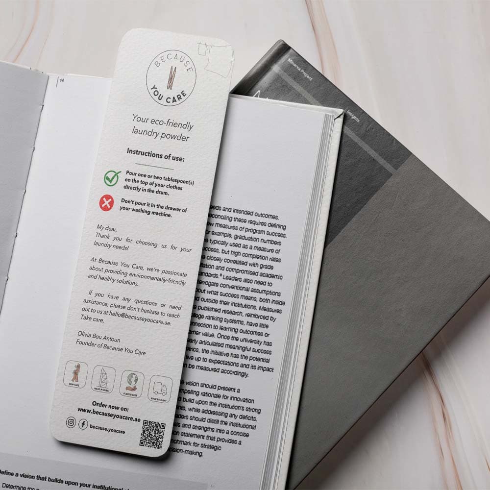 Printed Bookmark