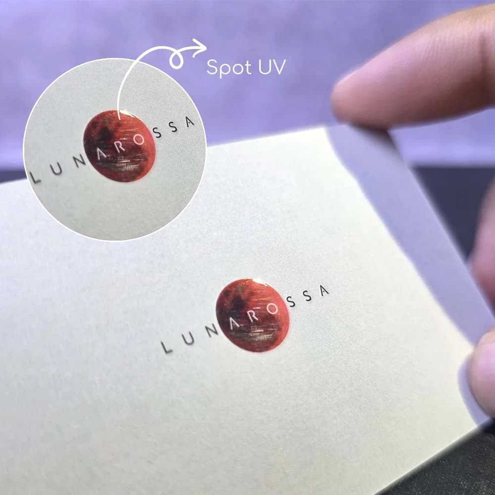 Raised UV Paint Card